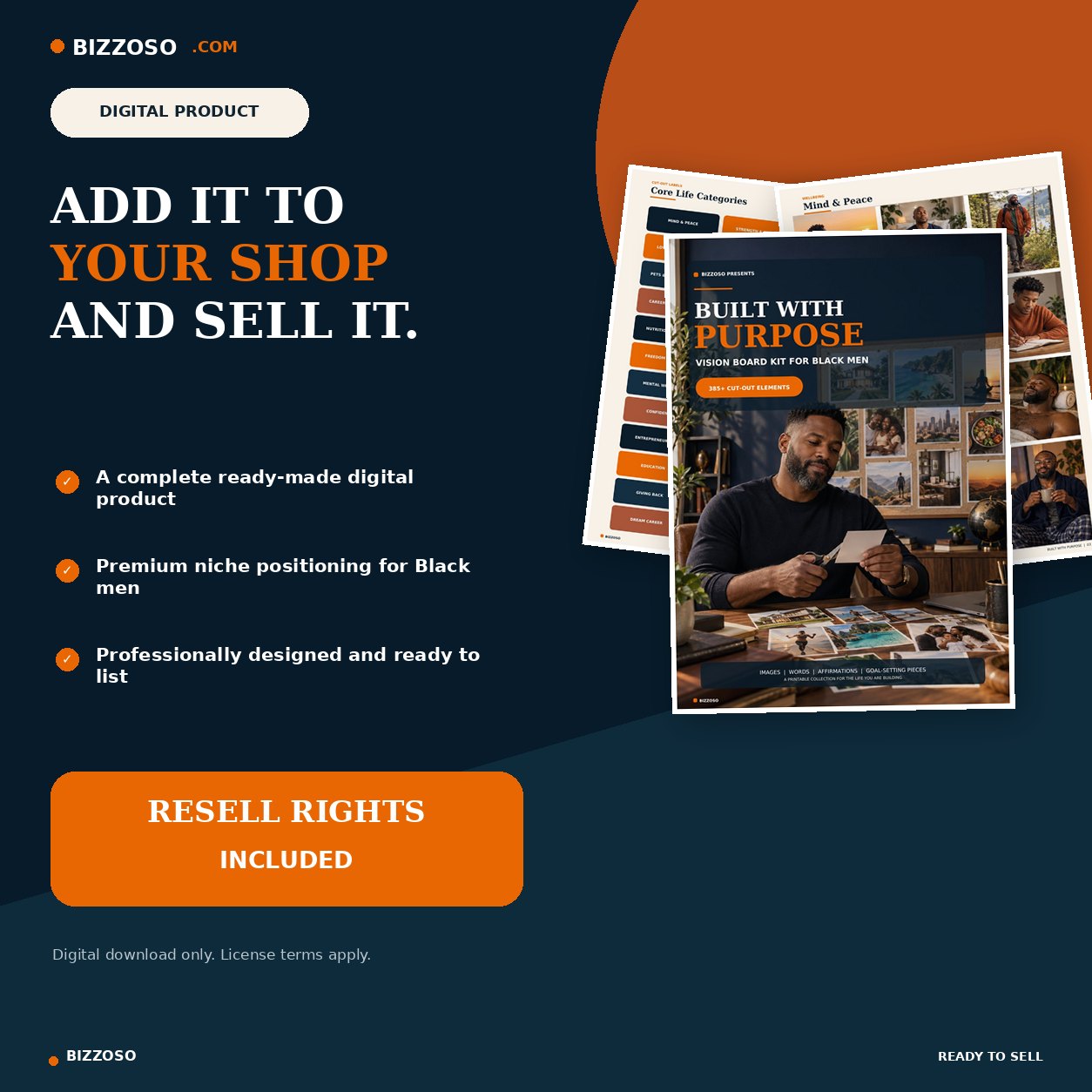 Built With Purpose digital product with resell rights included