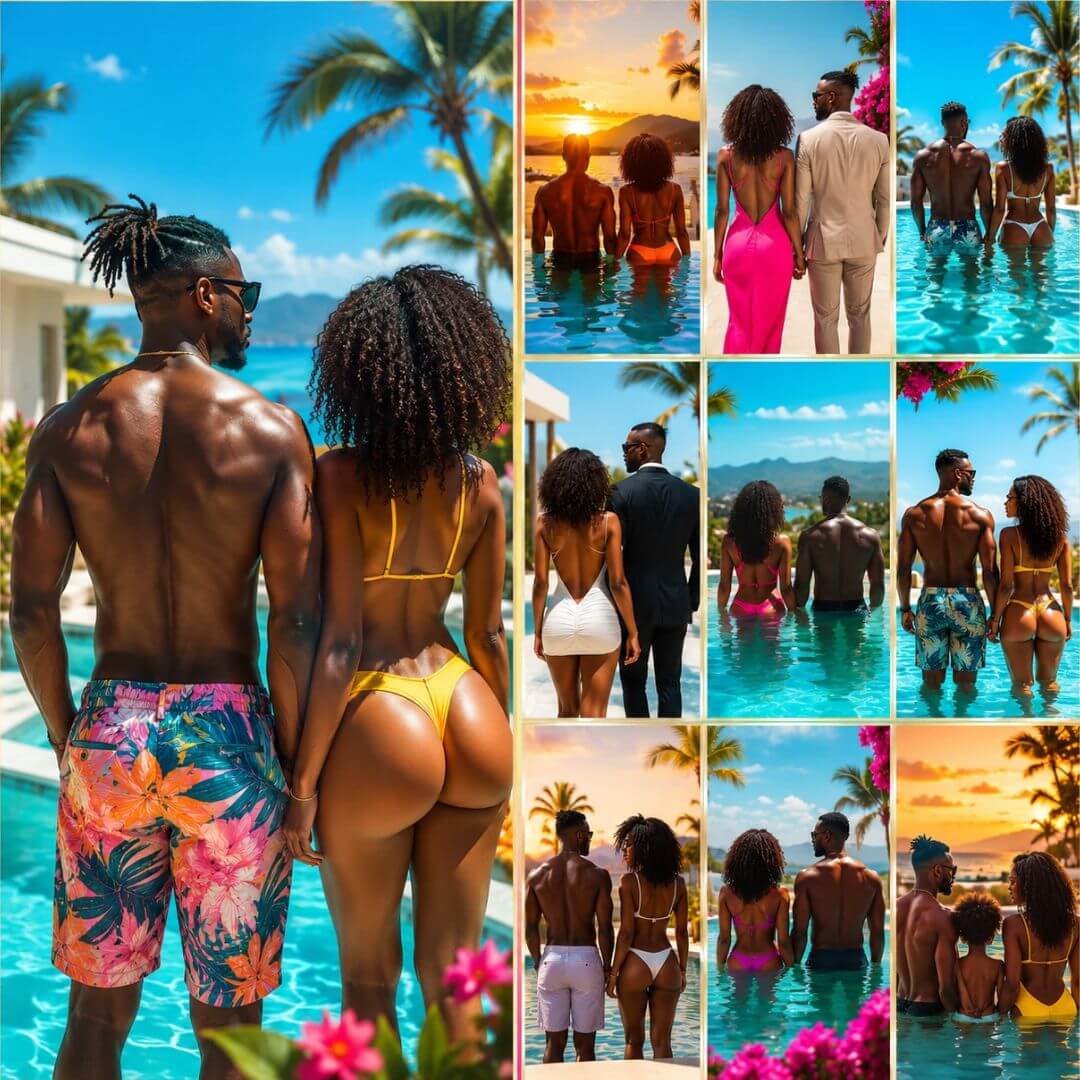 70 Melanin Couple Faceless Content Bundle