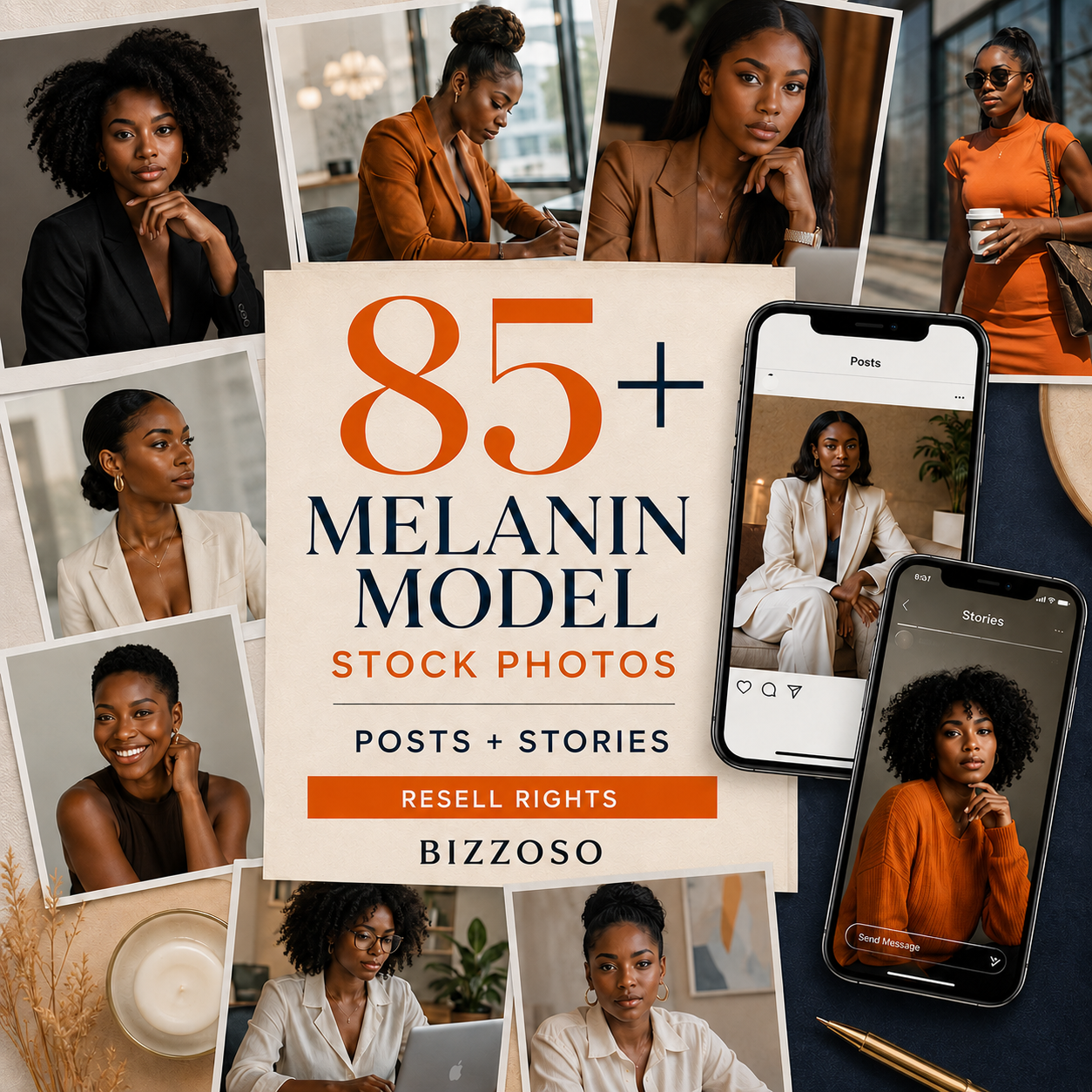 85+ Melanin Model Stock Photos – Resell Rights