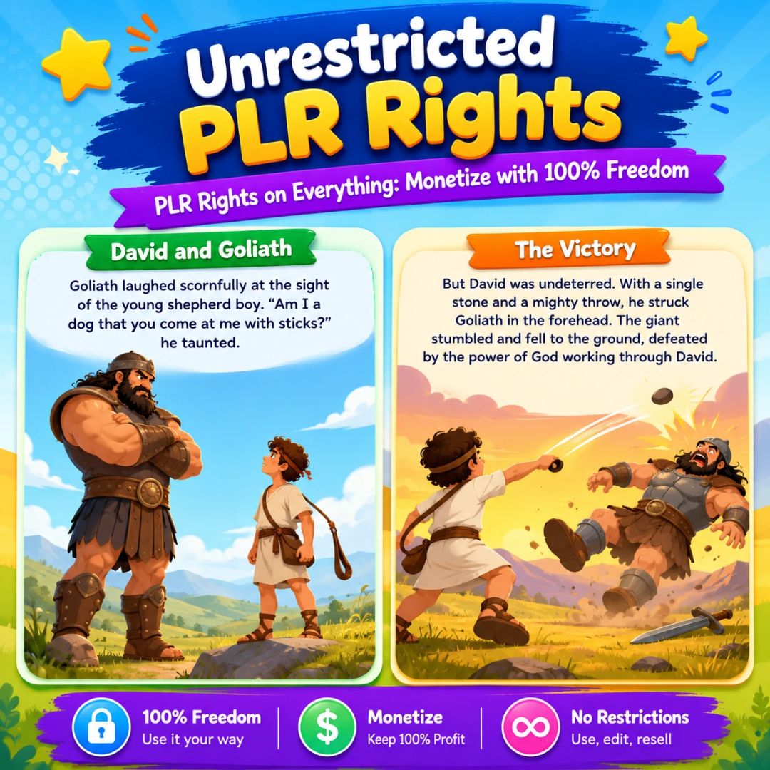 Old Testament Bible Stories with Resell Rights