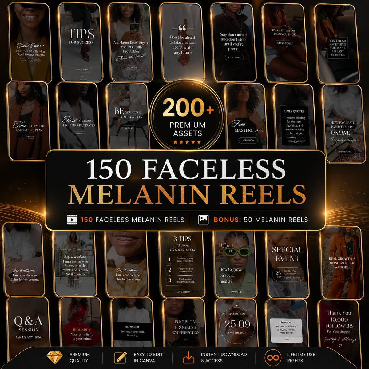 1560 Melanin Bundle with Resell Rights