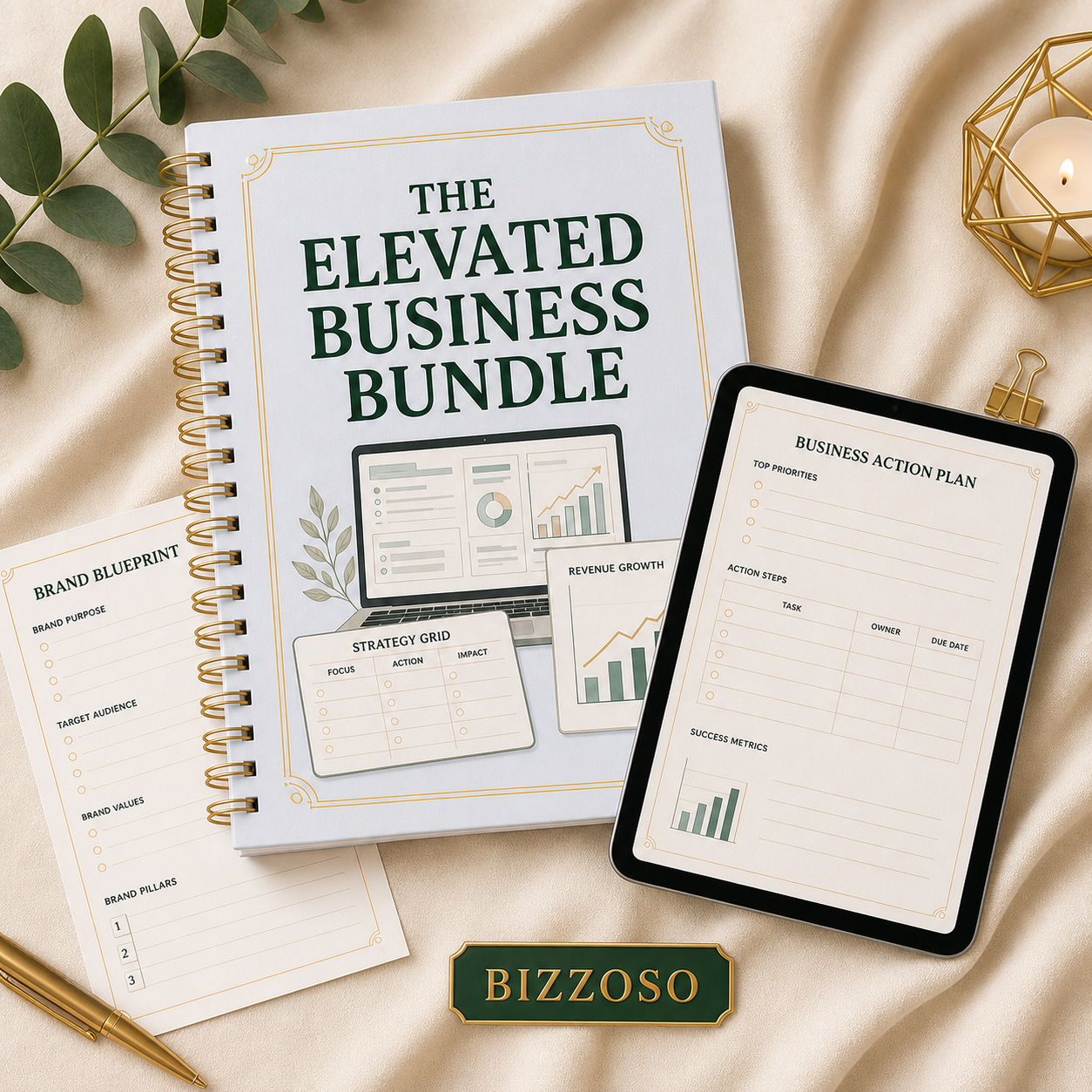 The Elevated Business Bundle digital and print preview