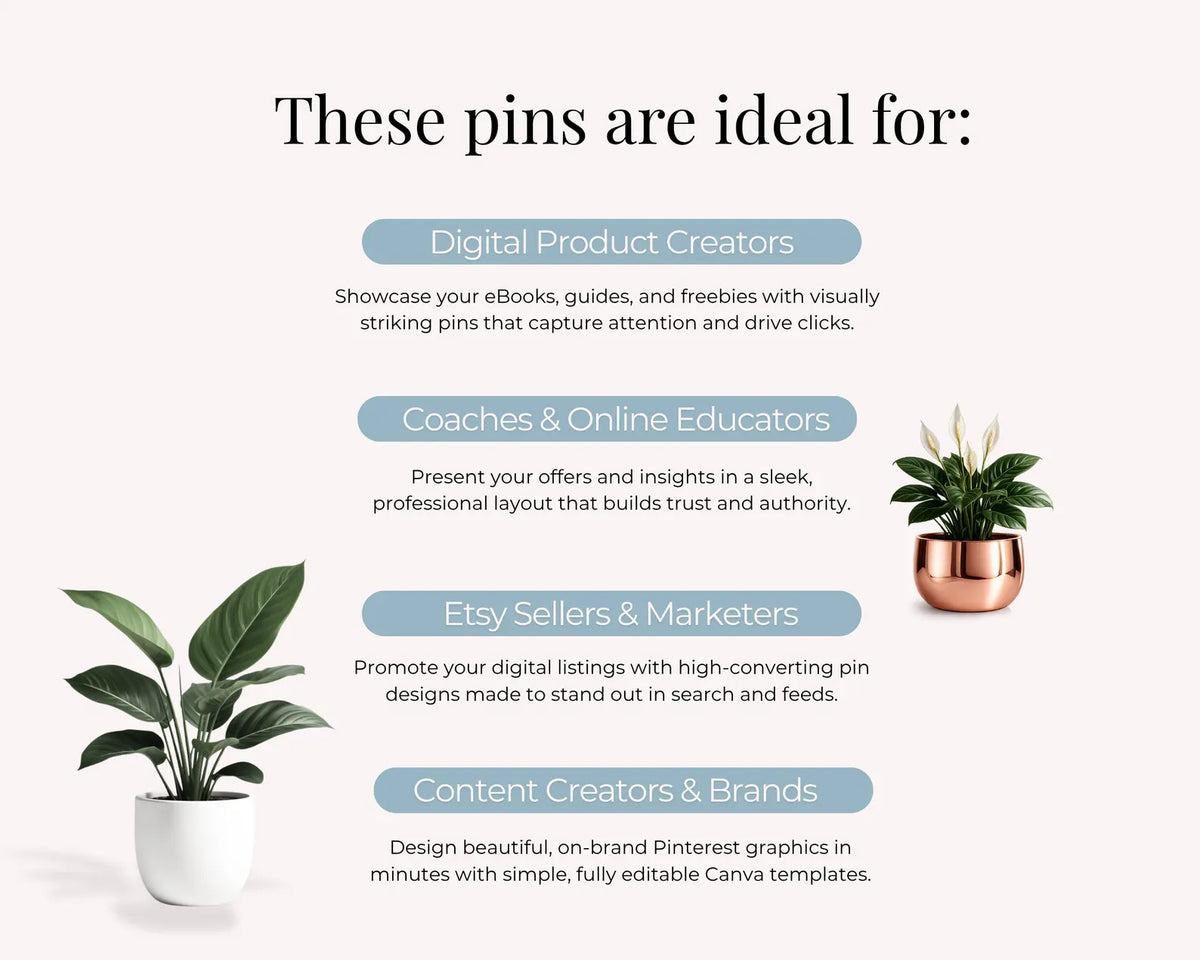 36 Blue Pinterest Pin Templates Bundle