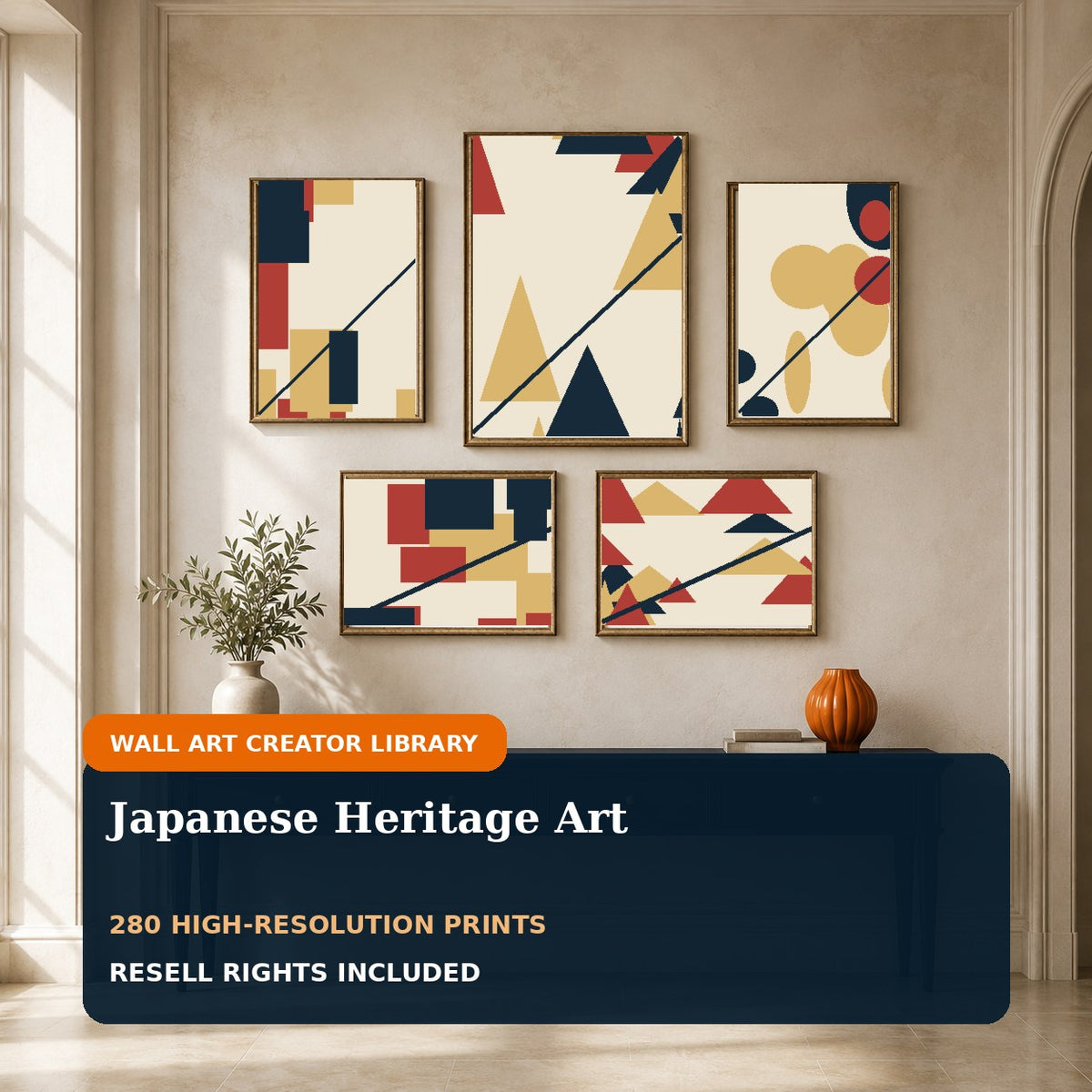 Japanese Heritage Art wall art bundle cover