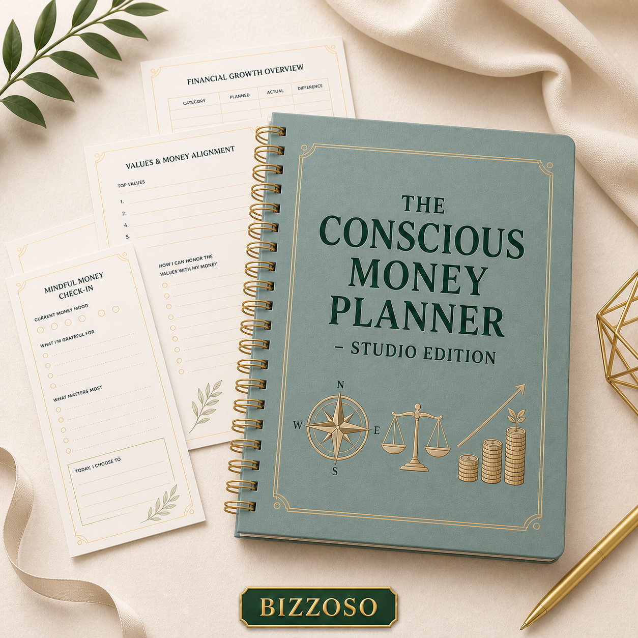 The Conscious Money Planner - Studio Edition digital planner template