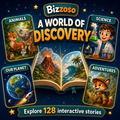 Little Minds & Curious Hearts: Stories That Shape Young Minds | 128+ Interactive Stories with Resell Rights