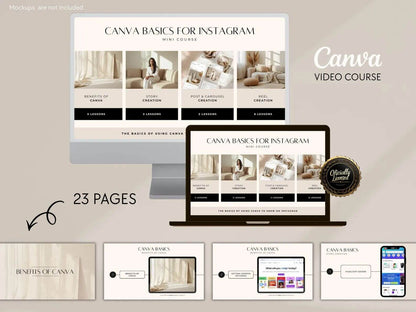 12 Ready-Made Video Courses with Resell Rights+ 17 Canva Templates