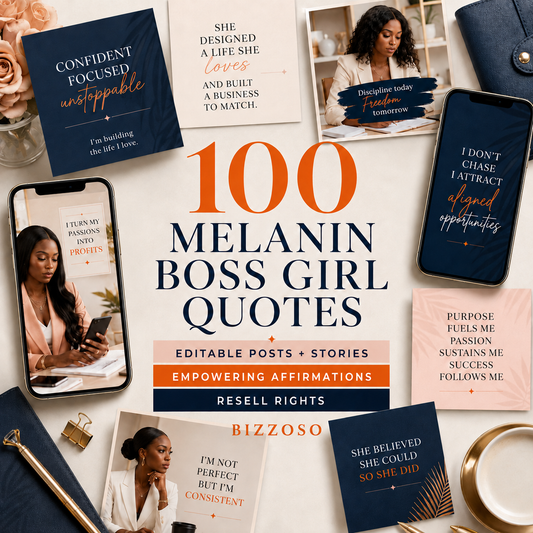 100 Melanin Boss Girl Quotes – Resell Rights