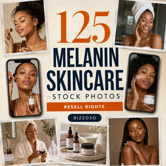 125 Melanin Skincare Stock Photos – Resell Rights