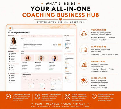 CoachingOS — Notion Coaching Business System