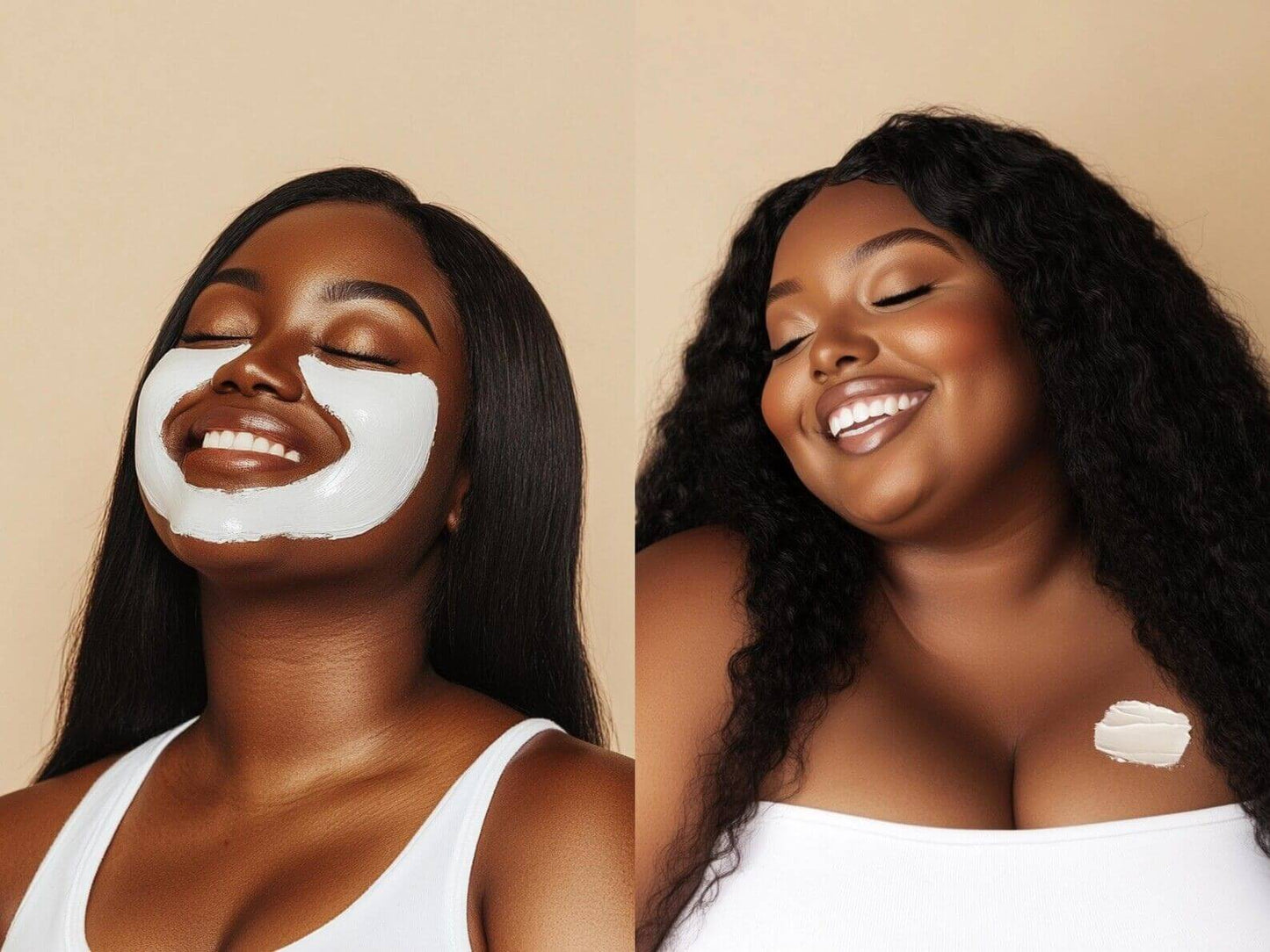 33 Plus Size Melanin Skincare Stock Photos