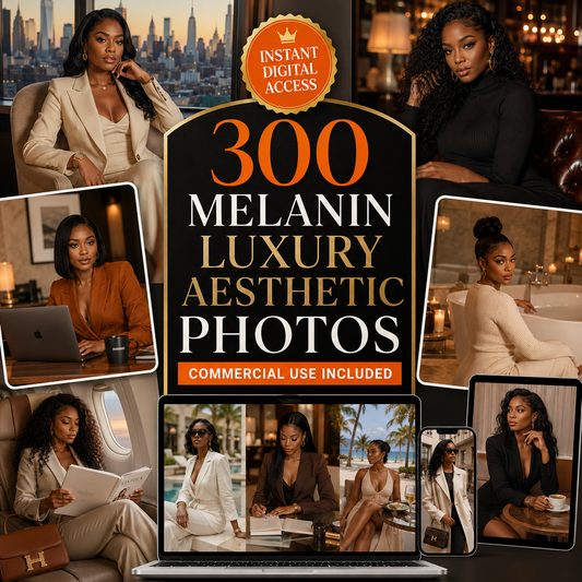 300 Melanin Luxury Aesthetic Photos