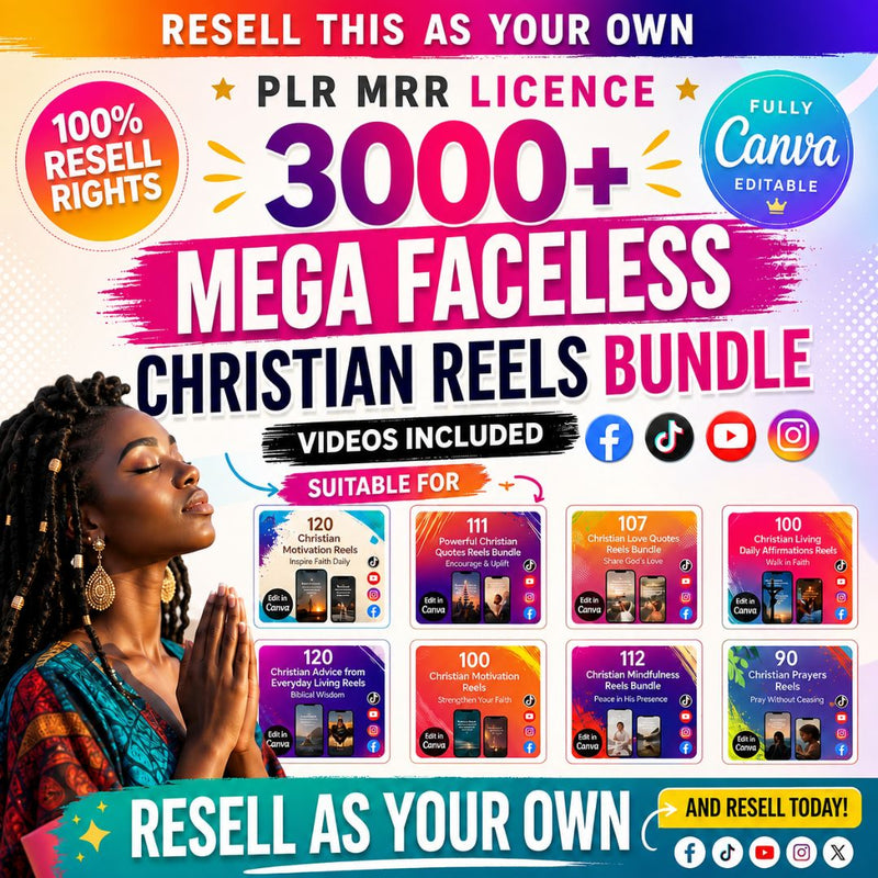3,000+ Christian Reels You Can Use & Resell