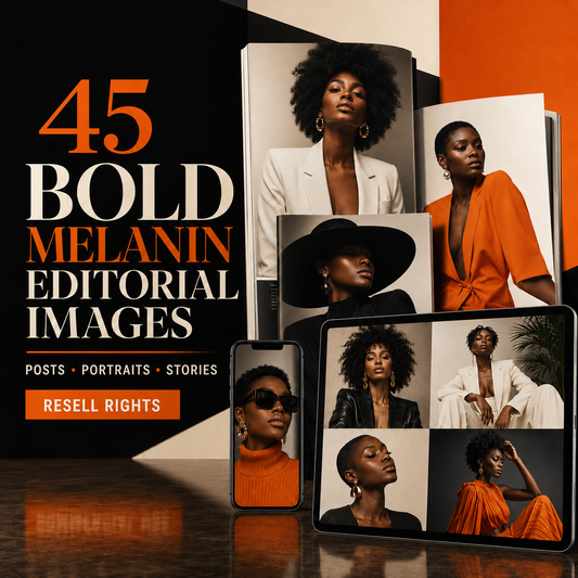 45 Bold Melanin Editorial Stock Images – Resell Rights