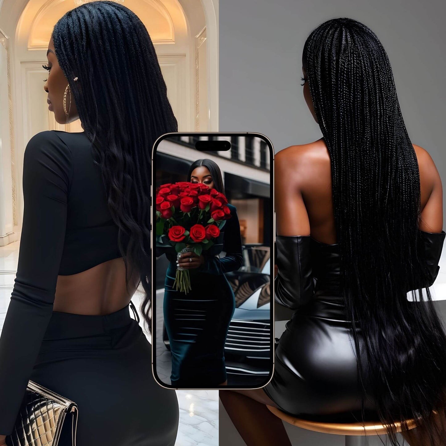 100+ Luxury Melanin Images for Instagram & Content Creators (Resell Rights Included)