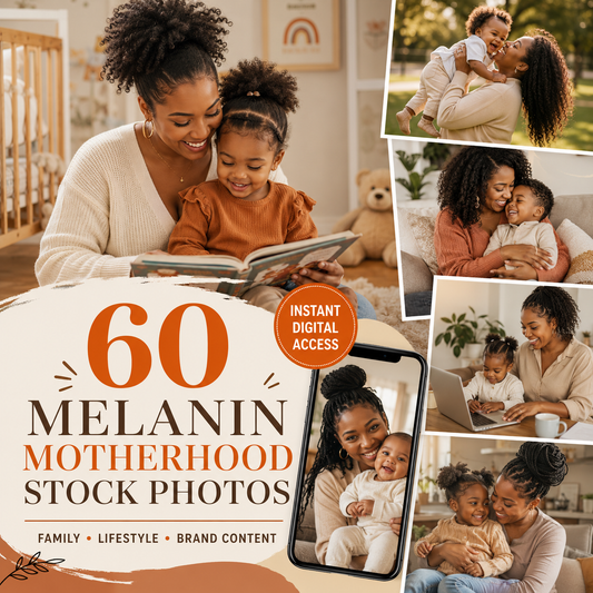 60 Melanin Motherhood Stock Photos