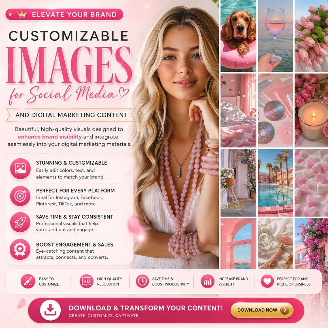 Pink Aesthetic Content Bundle