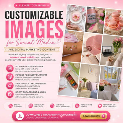 Pink Aesthetic Content Bundle