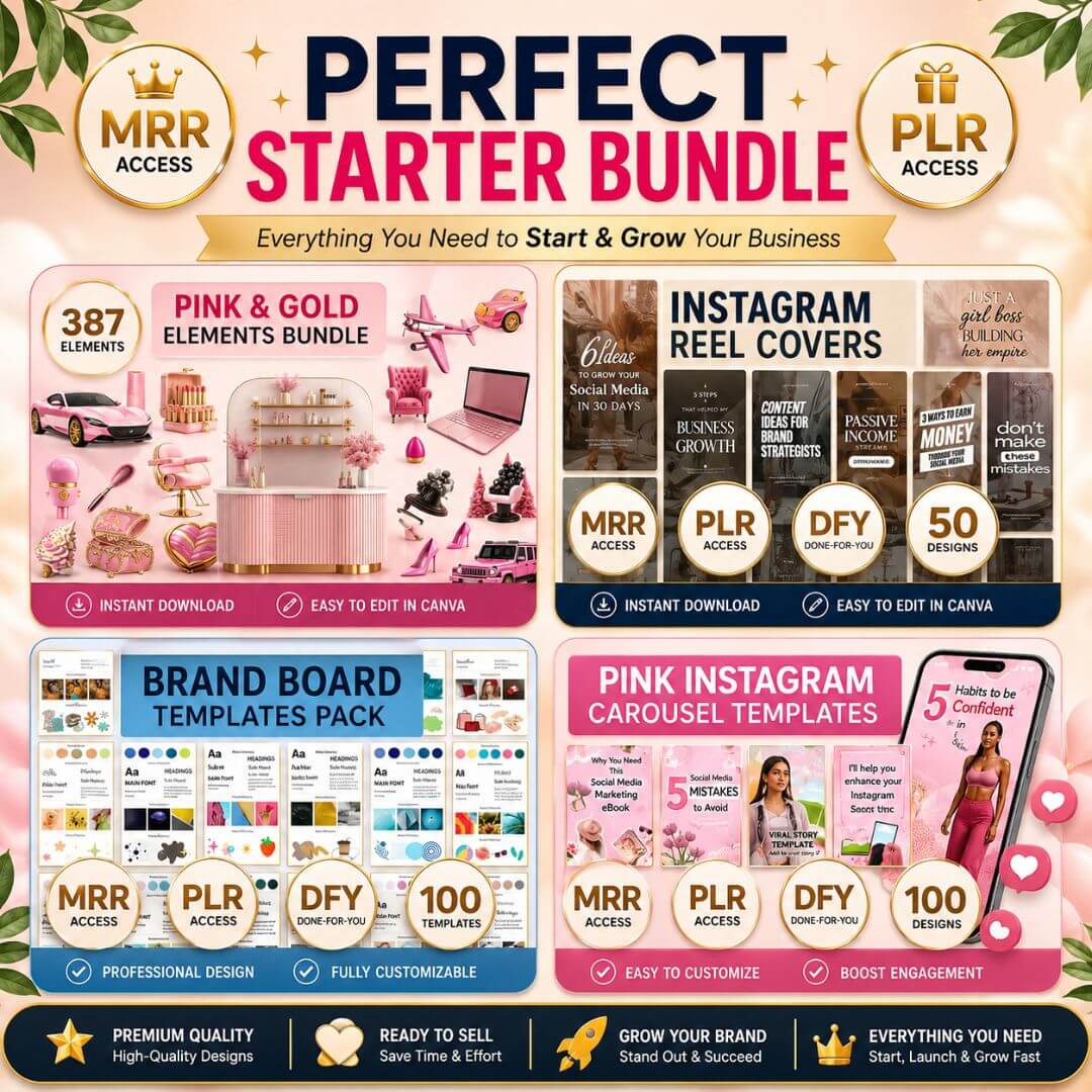 Branding & Social Media Template Bundle