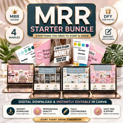 Branding & Social Media Template Bundle