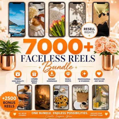 7,000+ Faceless Reels Bundle