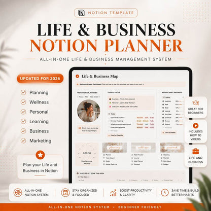 LifeOS — The Ultimate Notion Life & Business System