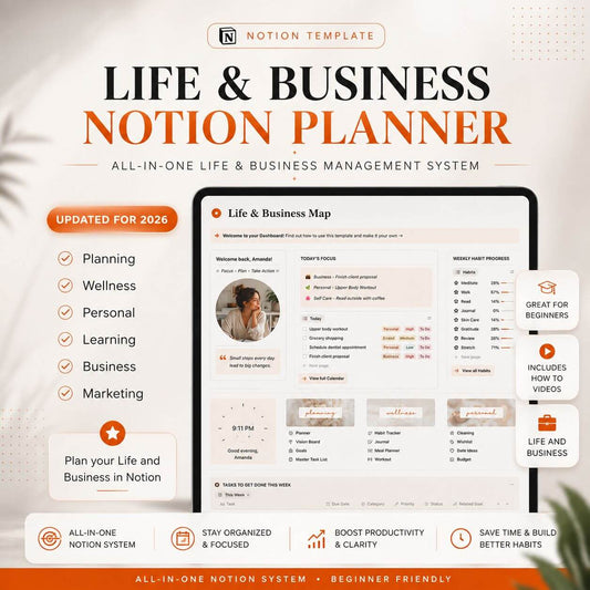 LifeOS — The Ultimate Notion Life & Business System