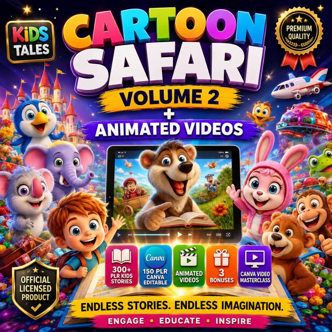 Cartoon Safari Volume Two Bundle with Resell Rights