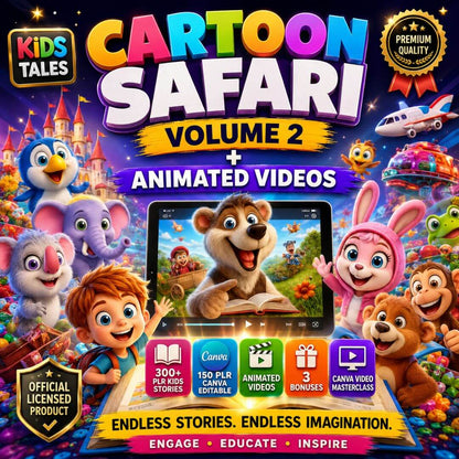 Cartoon Safari Volume Two Bundle with Resell Rights