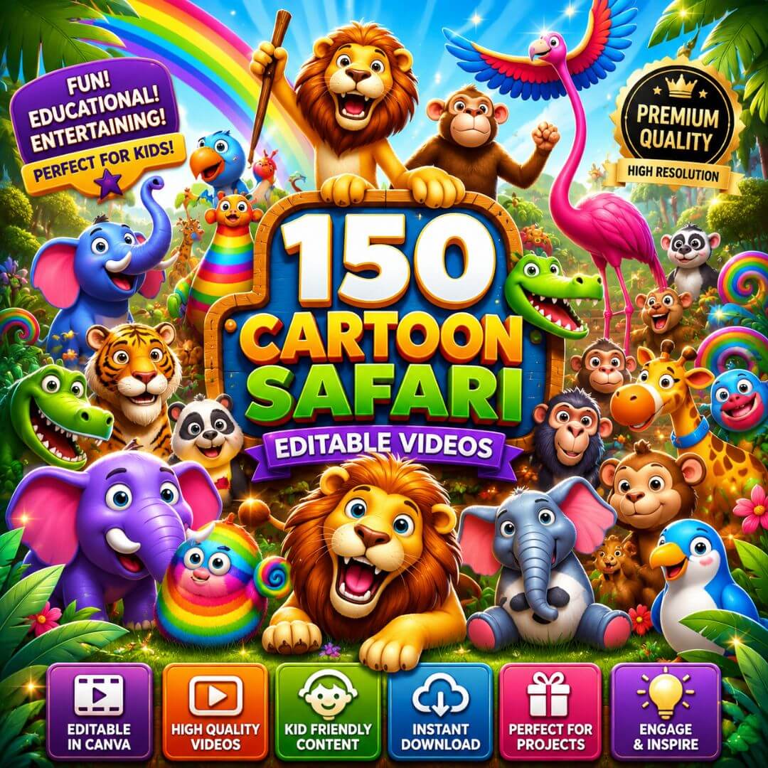 Cartoon Safari Volume Two Bundle with Resell Rights