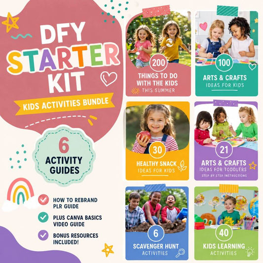 Kids Activity Creator Starter Library with Resell Rights