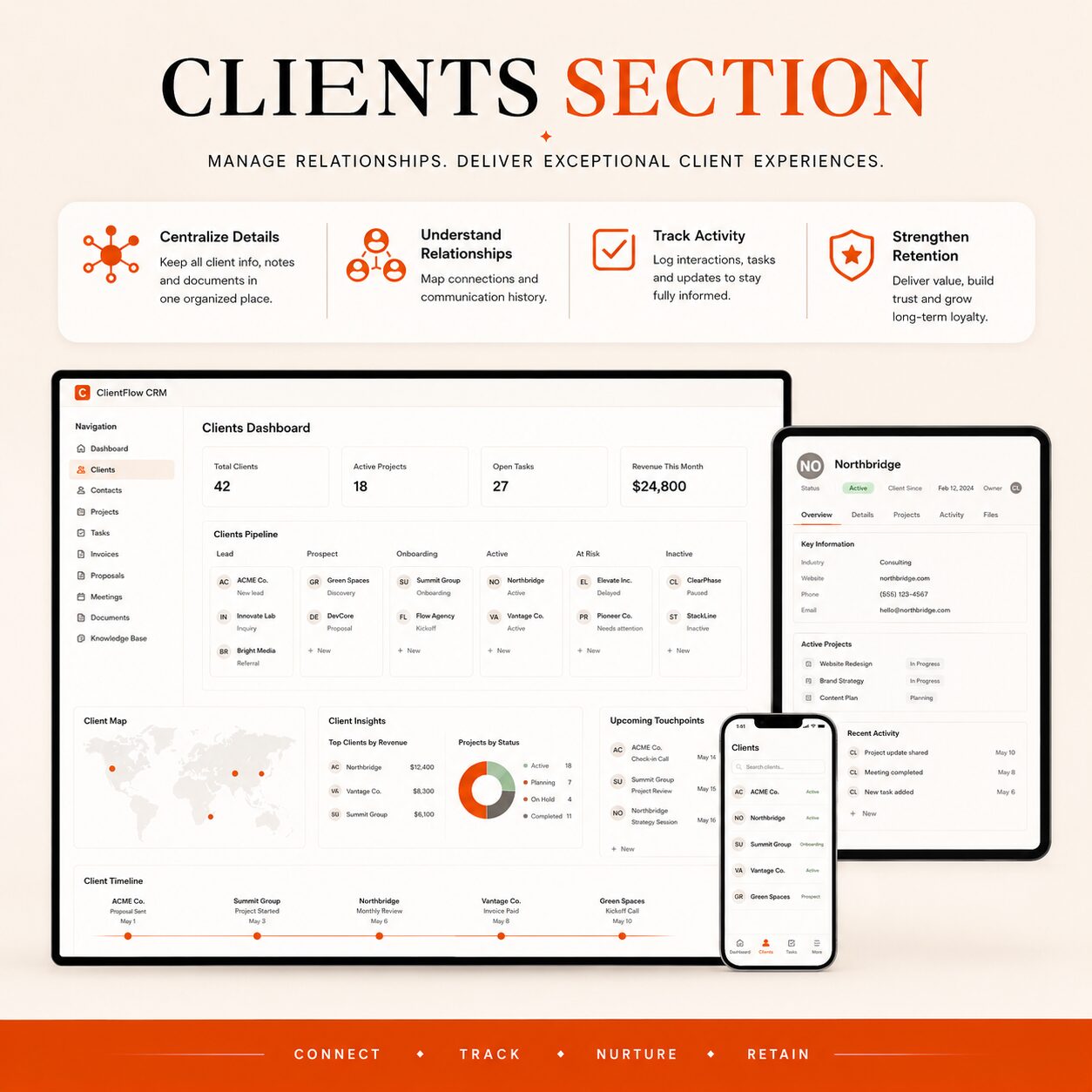 ClientFlow CRM Notion client management workspace – image 6