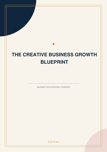 The Creative Business Growth Blueprint Canva template cover