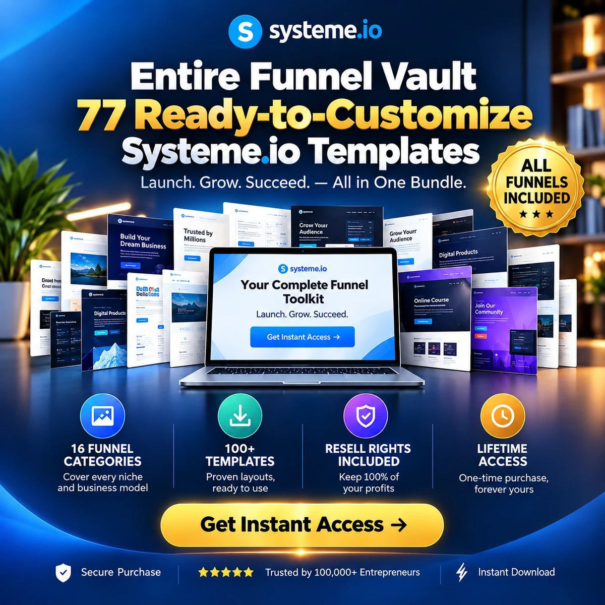 Entire Funnel Vault with Resell Rights