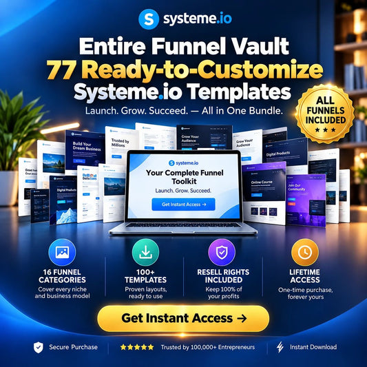 Entire Funnel Vault with Resell Rights