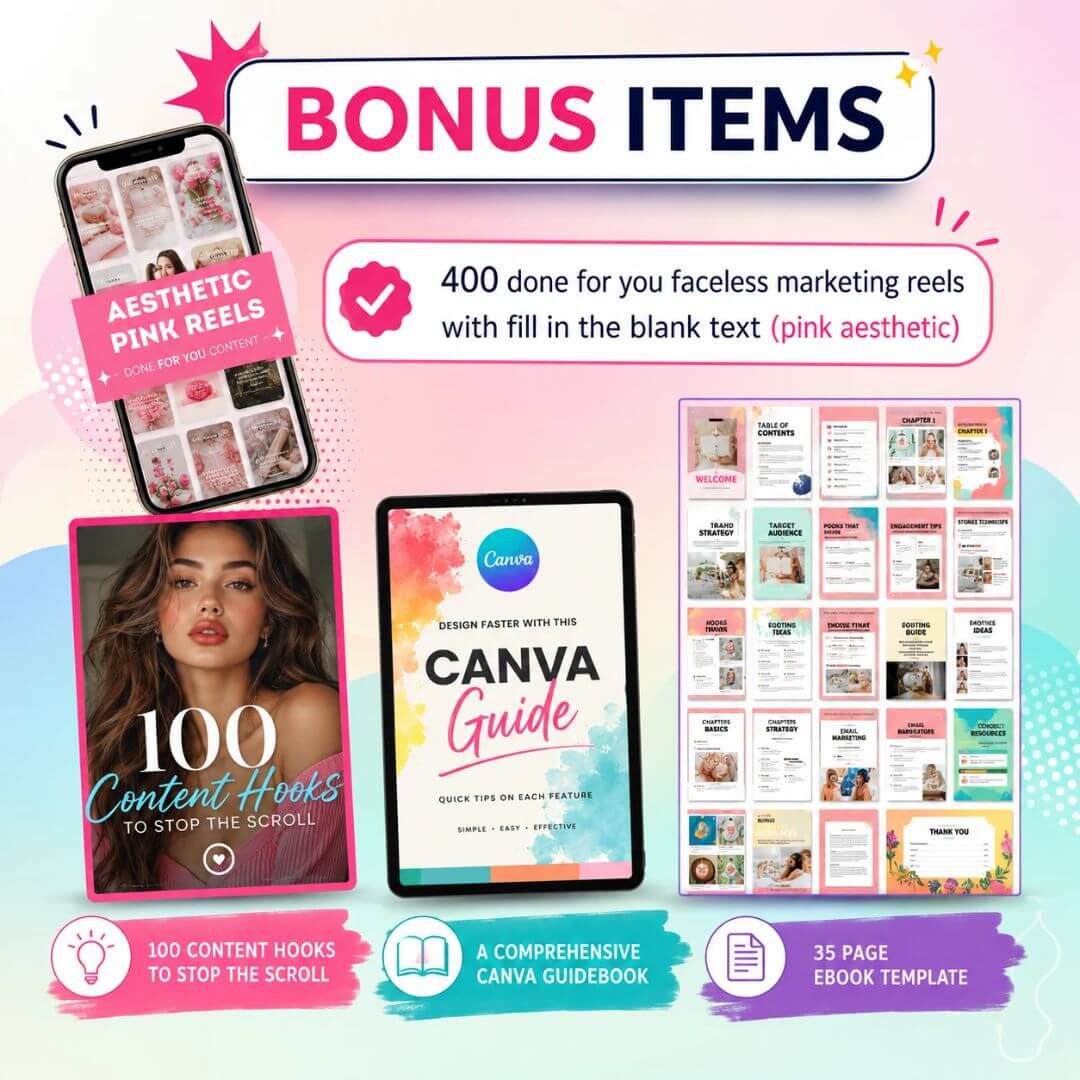 1600+ Stock Images Mega Bundle | 15 Aesthetic Collections + Bonuses (MRR & PLR)