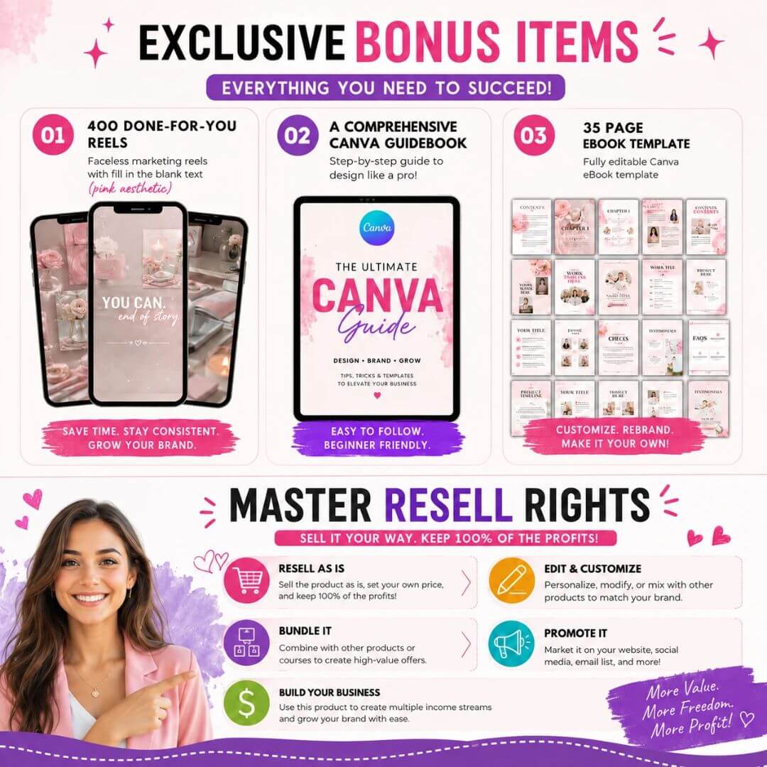 1600+ Stock Images Mega Bundle | 15 Aesthetic Collections + Bonuses (MRR & PLR)
