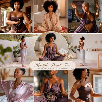 120+ Melanin Mental Health & Wellness Stock Photos Bundle