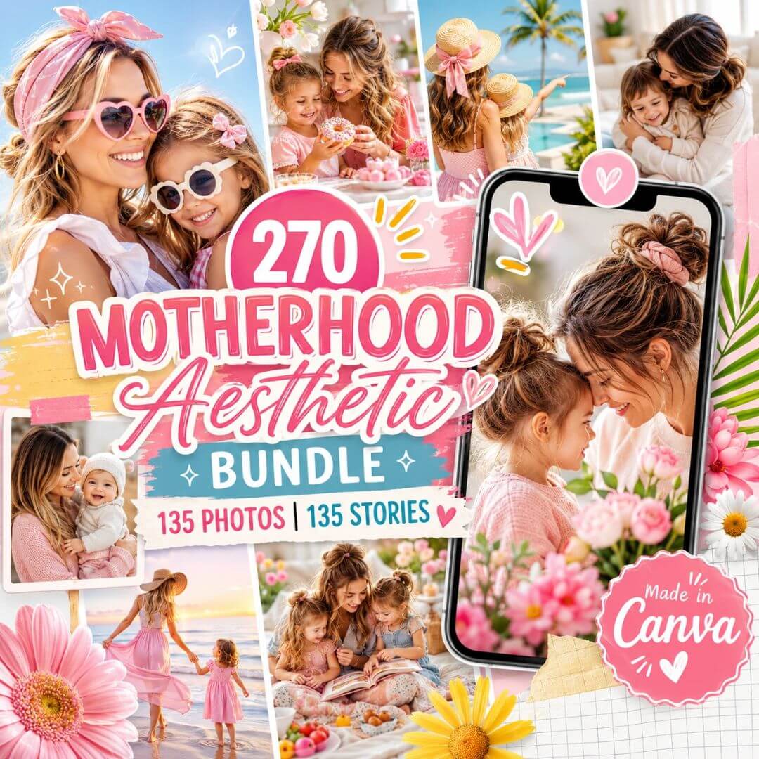 270 Motherhood Aesthetic Bundle