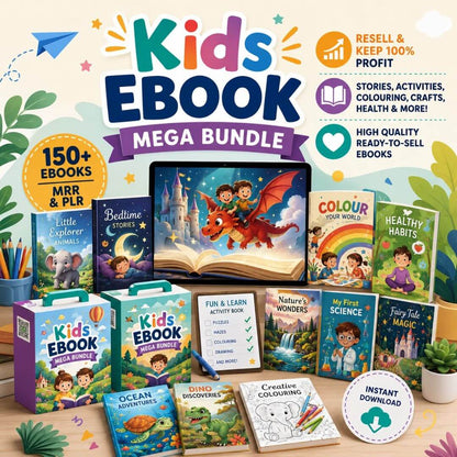150 Children's eBook Bundle with Resell Rights