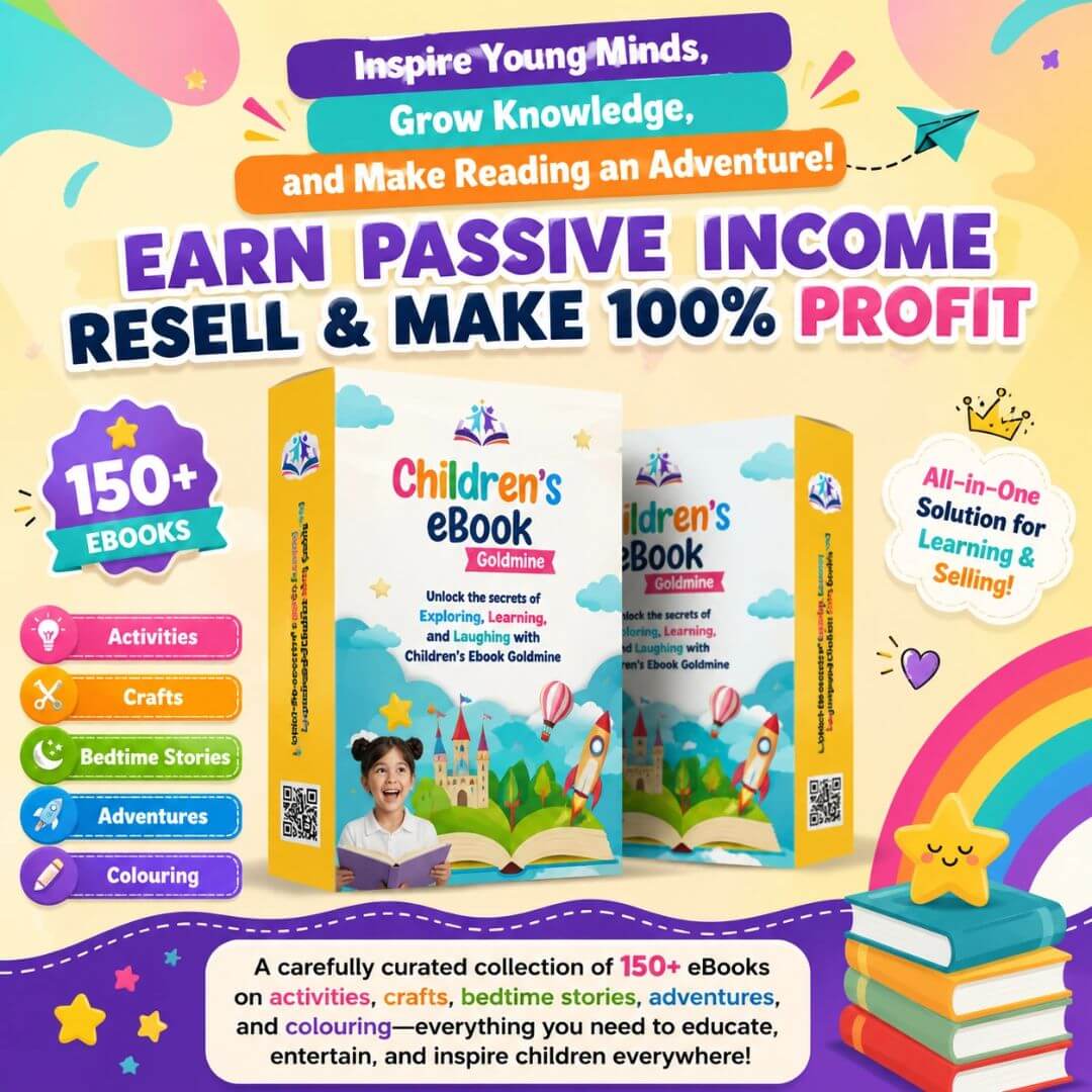 150 Children's eBook Bundle with Resell Rights