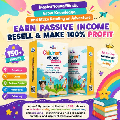 150 Children's eBook Bundle with Resell Rights
