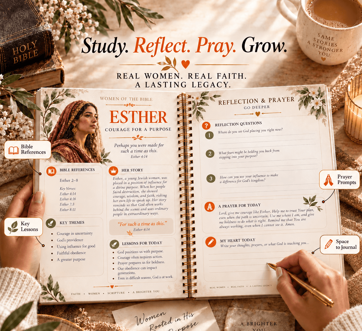 175+ Women of the Bible Comprehensive Study Workbook (Resell Rights Included)