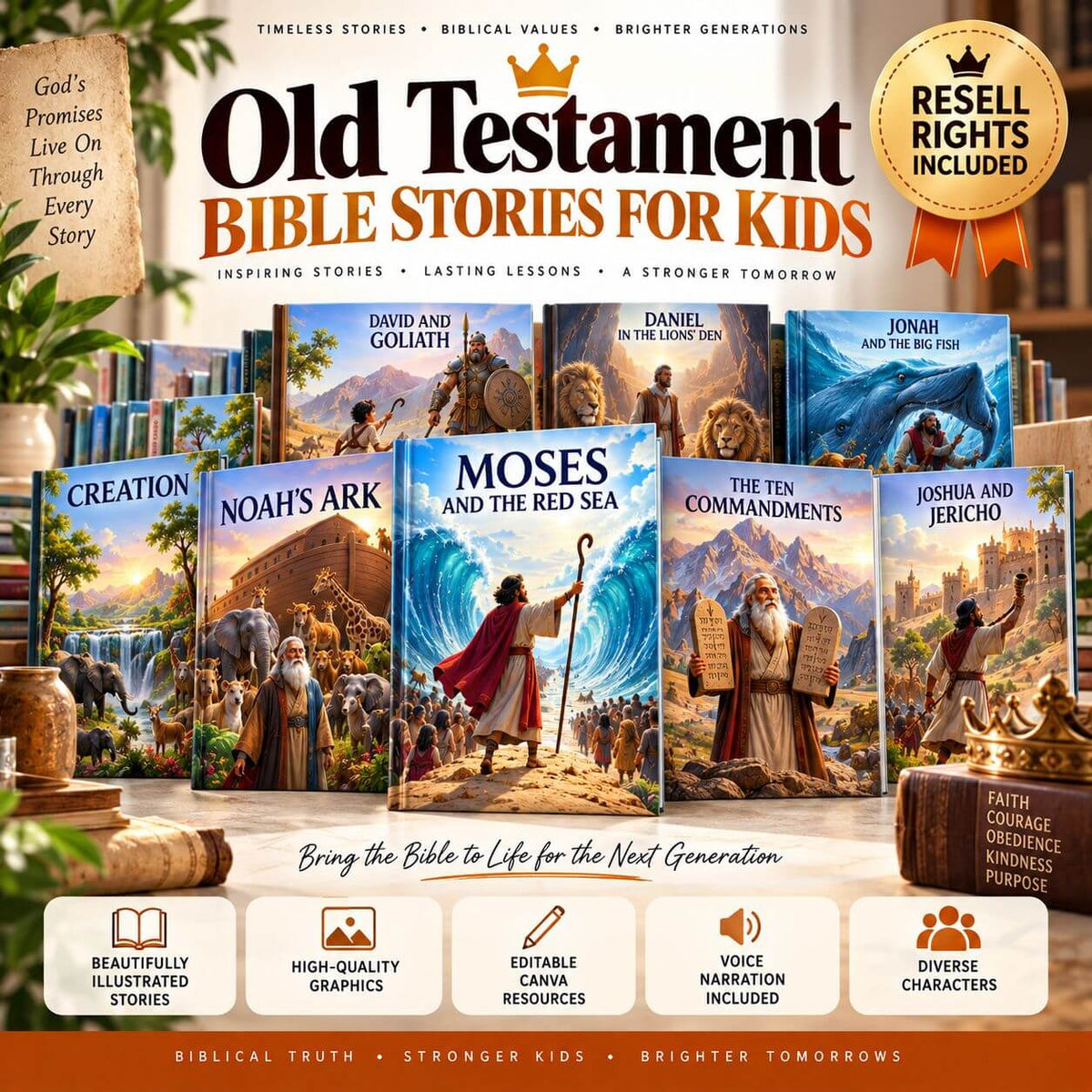 Kingdom: Old Testament Bible Stories with Resell Rights
