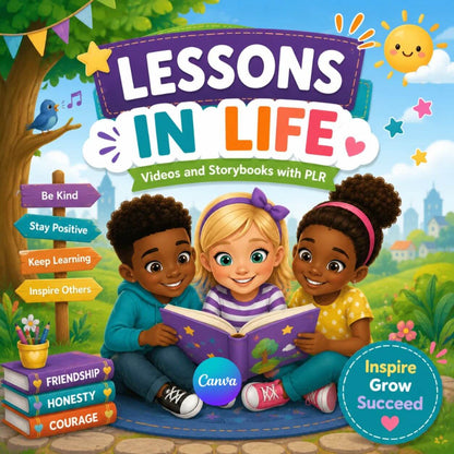 Life Lessons for Kids: Animated Kids Stories + 2 Kids Websites (Business-in-a-Box )