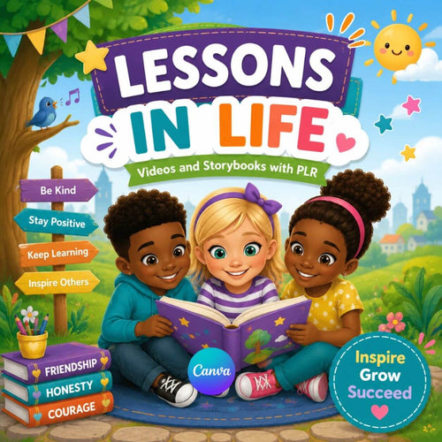 Life Lessons for Kids + Animated Kids Stories & 2 Kids Websites (Business-in-a-Box )