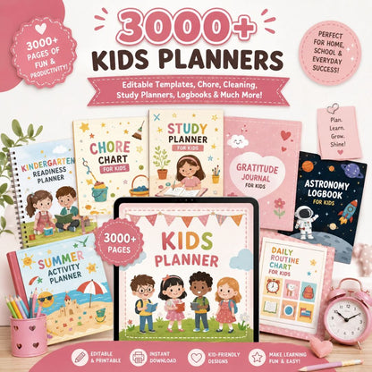 Kids Planner Bundle with Resell Rights