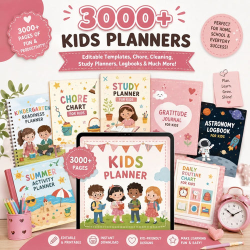 Kids Planner Bundle with Resell Rights
