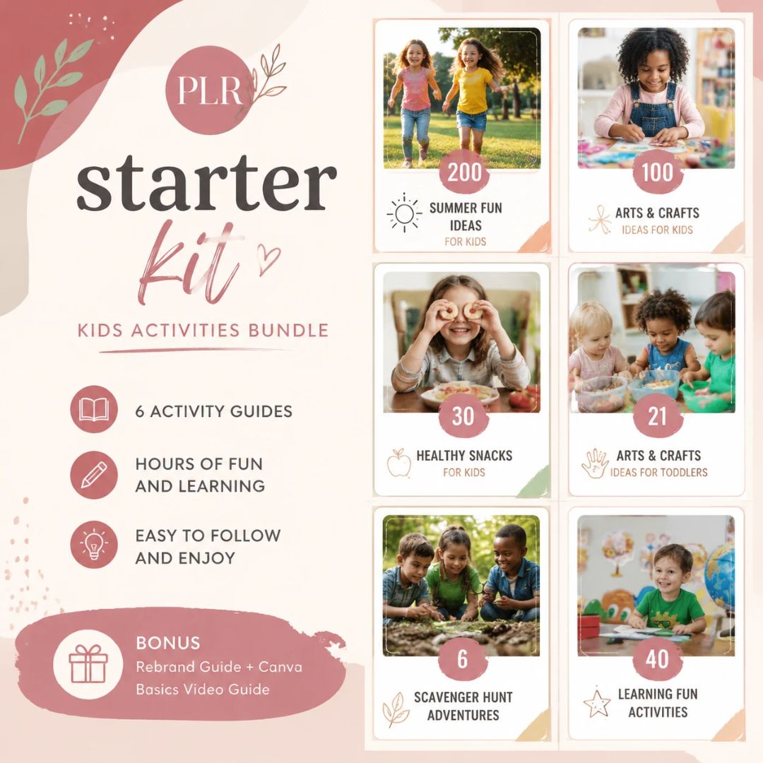 Kids Activity Creator Starter Library with Resell Rights