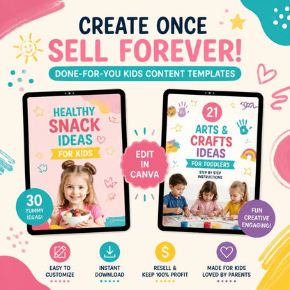 Kids Activity Creator Starter Library with Resell Rights